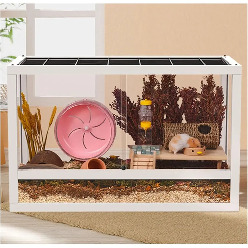 Стильный стеклянный террариум для рептилий и мелких животных - вольер 80x40x46 см
Стильный стеклянный террариум для рептилий и мелких животных - вольер 80x40x46 см