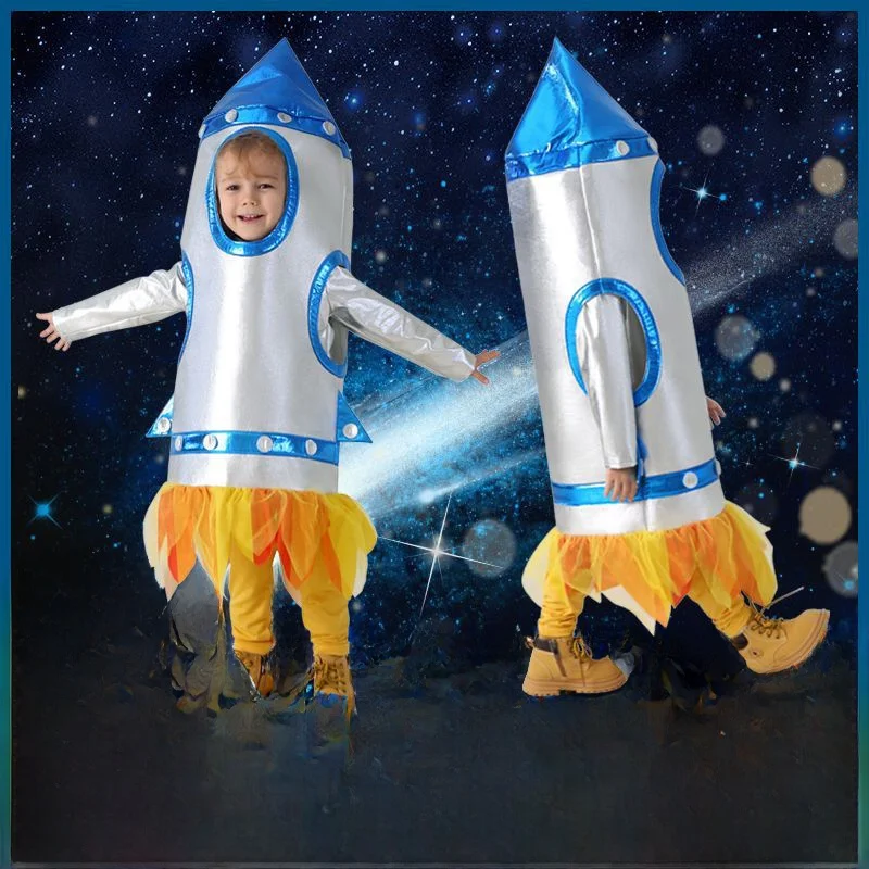 Halloween Children's Performance Costume Astronaut Suit Sports Meeting Rocket Aerospace Children's Wear Performance Clothes
Halloween Children's Performance Costume Astronaut Suit Sports Meeting Rocket Aerospace Children's Wear Performance Clothes