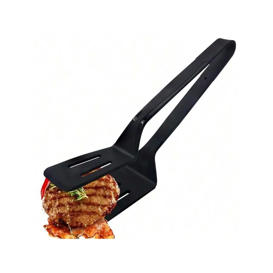 【New style】Silicone Kitchen CooFKing Tongs, Premium Stainless Steel Silicone Barbecue Clamp, Multipurpose BBQ Clamp Spatula For
【New style】Silicone Kitchen CooFKing Tongs, Premium Stainless Steel Silicone Barbecue Clamp, Multipurpose BBQ Clamp Spatula For