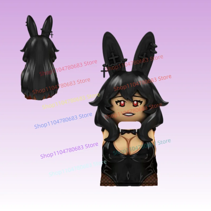MOC Mini Figure Black Bunny Ear Girl Assembled Model Ornament, Anime Cartoon Character Toy, Collectible Action Figure Gift
MOC Mini Figure Black Bunny Ear Girl Assembled Model Ornament, Anime Cartoon Character Toy, Collectible Action Figure Gift