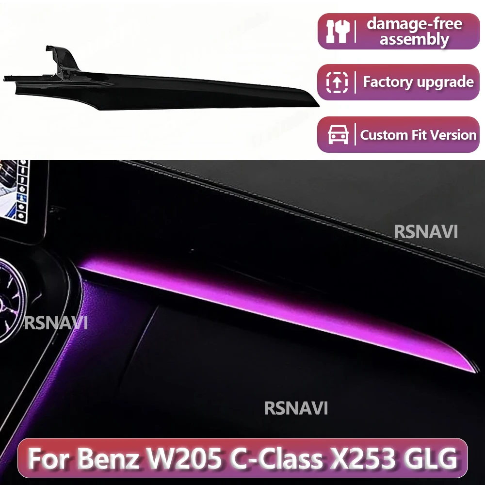 RSNAVI Factory settings For Benz W205 X253 GLC C-class 2015-2022 64 Color Co-pilot Led Neon Ambient Light Original Car Protocol
RSNAVI Factory settings For Benz W205 X253 GLC C-class 2015-2022 64 Color Co-pilot Led Neon Ambient Light Original Car Protocol