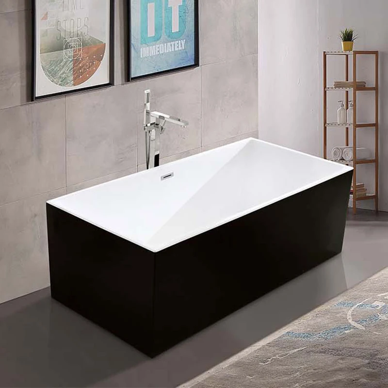Simple Design Solid Surface White Black Bath Tub Bathroom Rectangle Freestanding Acrylic Square Bathtub
Simple Design Solid Surface White Black Bath Tub Bathroom Rectangle Freestanding Acrylic Square Bathtub