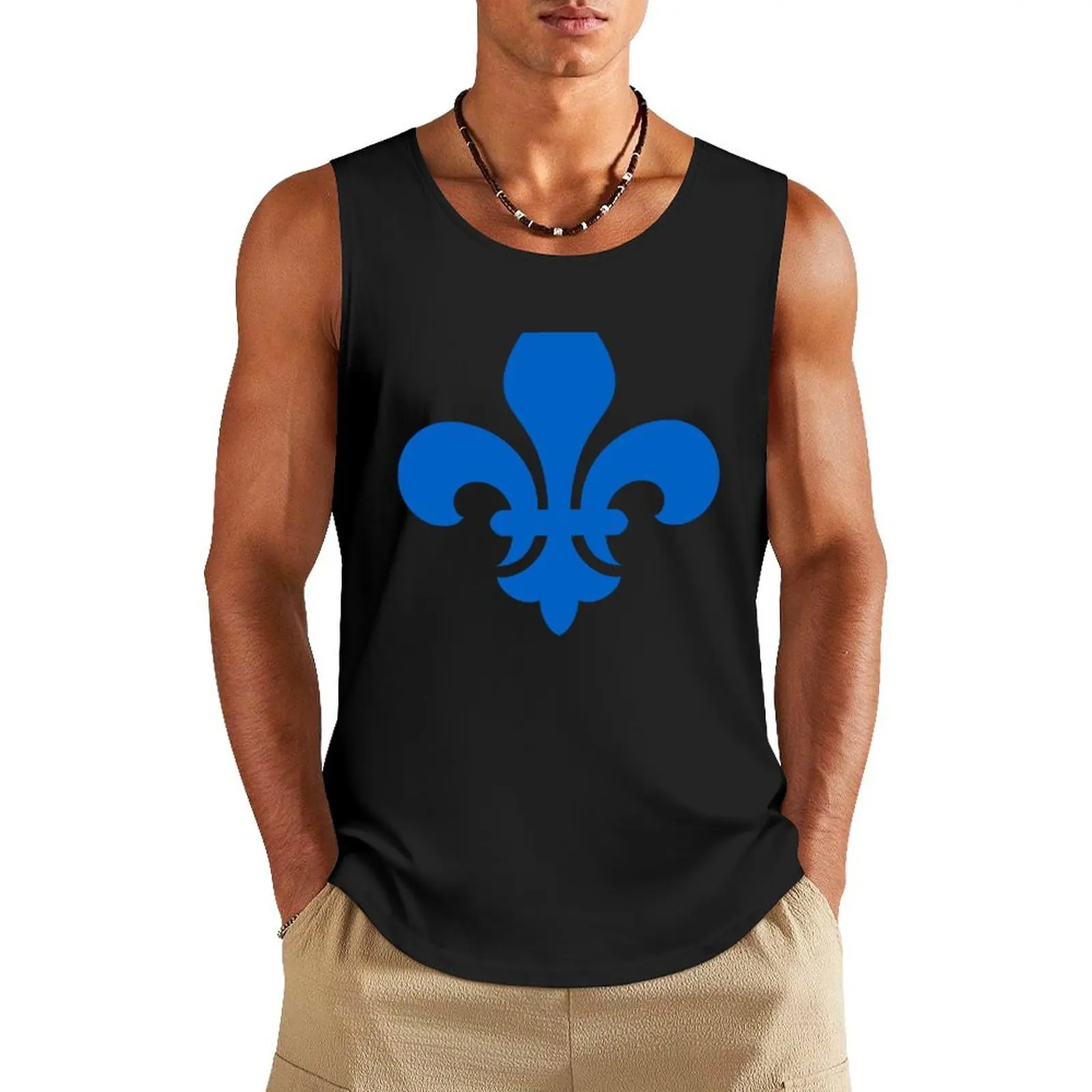 Blue Fleur-de-Lys symbol Tank Top summer clothes man 2025 Men's clothing brands Men's t shirt
Blue Fleur-de-Lys symbol Tank Top summer clothes man 2025 Men's clothing brands Men's t shirt