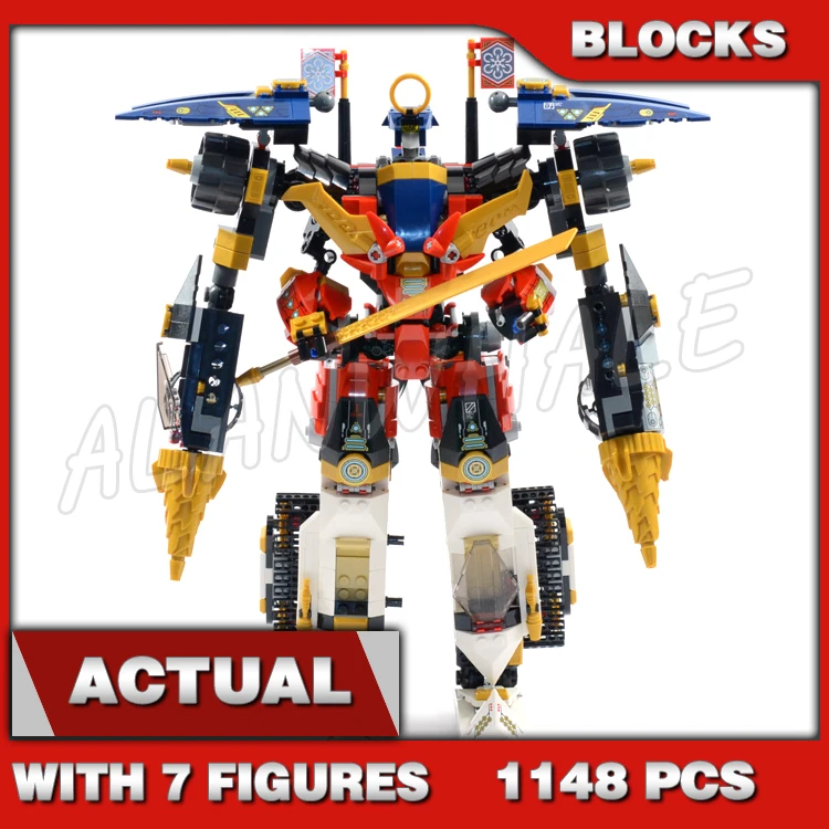 1148pcs Shinobi 4in1 Ultra Combo Mech Car Tank Jet Fighting Machine Wu Bot 82207 Building Block Sets Compatible With Model
1148pcs Shinobi 4in1 Ultra Combo Mech Car Tank Jet Fighting Machine Wu Bot 82207 Building Block Sets Compatible With Model
