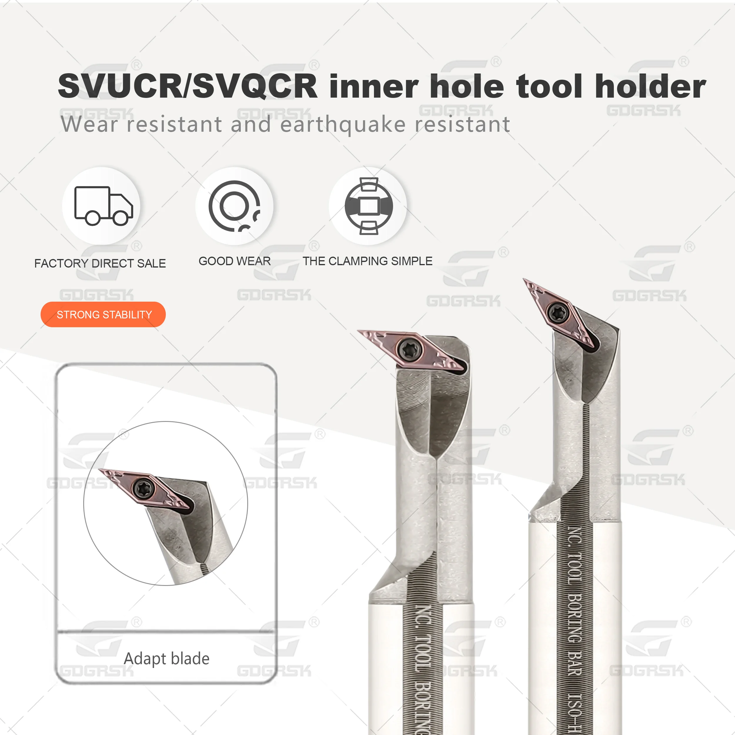 SVUCR/SVQCR High-Speed Steel Inner Hole Tool Holder H1208L-SVUCR08-P24 H2014R-SVQBR11-P42 CNC Eccentric Inner Hole Tool Holder
SVUCR/SVQCR High-Speed Steel Inner Hole Tool Holder H1208L-SVUCR08-P24 H2014R-SVQBR11-P42 CNC Eccentric Inner Hole Tool Holder