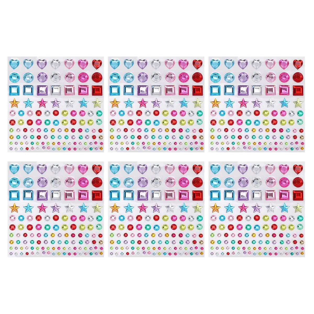 12 Sheets Colorful Crystal Rhinestone Stickers Acrylic Gems Craft Decor Scrapbooks Cell Phones Gifts Kids Projects Self Adhesive
12 Sheets Colorful Crystal Rhinestone Stickers Acrylic Gems Craft Decor Scrapbooks Cell Phones Gifts Kids Projects Self Adhesive