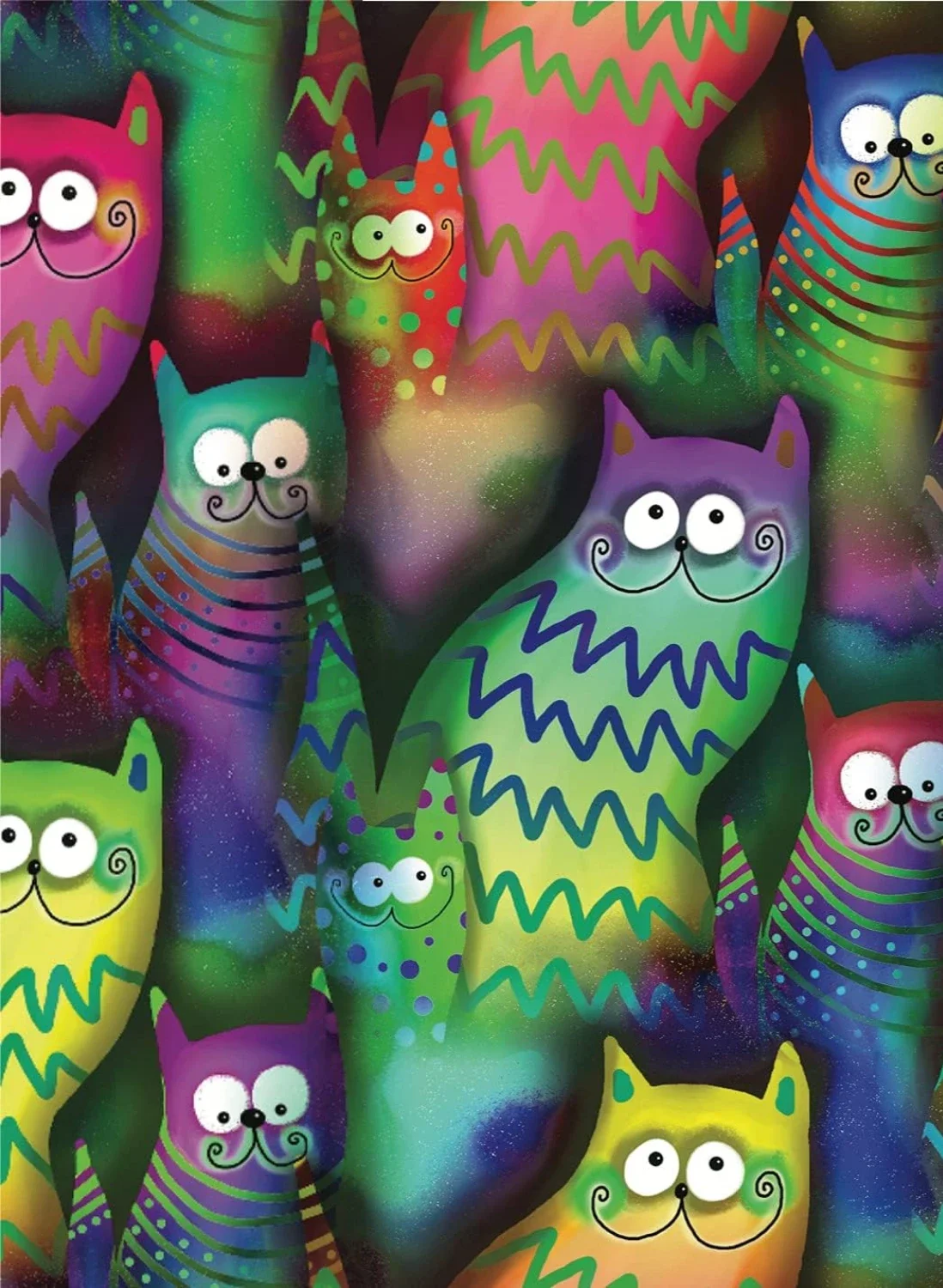 Квадратный пазл Funky Felines для взрослых, 300/500/1000 шт., развлекательные игрушки для снятия стресса, деревянные пазлы, Рождественский подарок
Квадратный пазл Funky Felines для взрослых, 300/500/1000 шт., развлекательные игрушки для снятия стресса, деревянные пазлы, Рождественский подарок