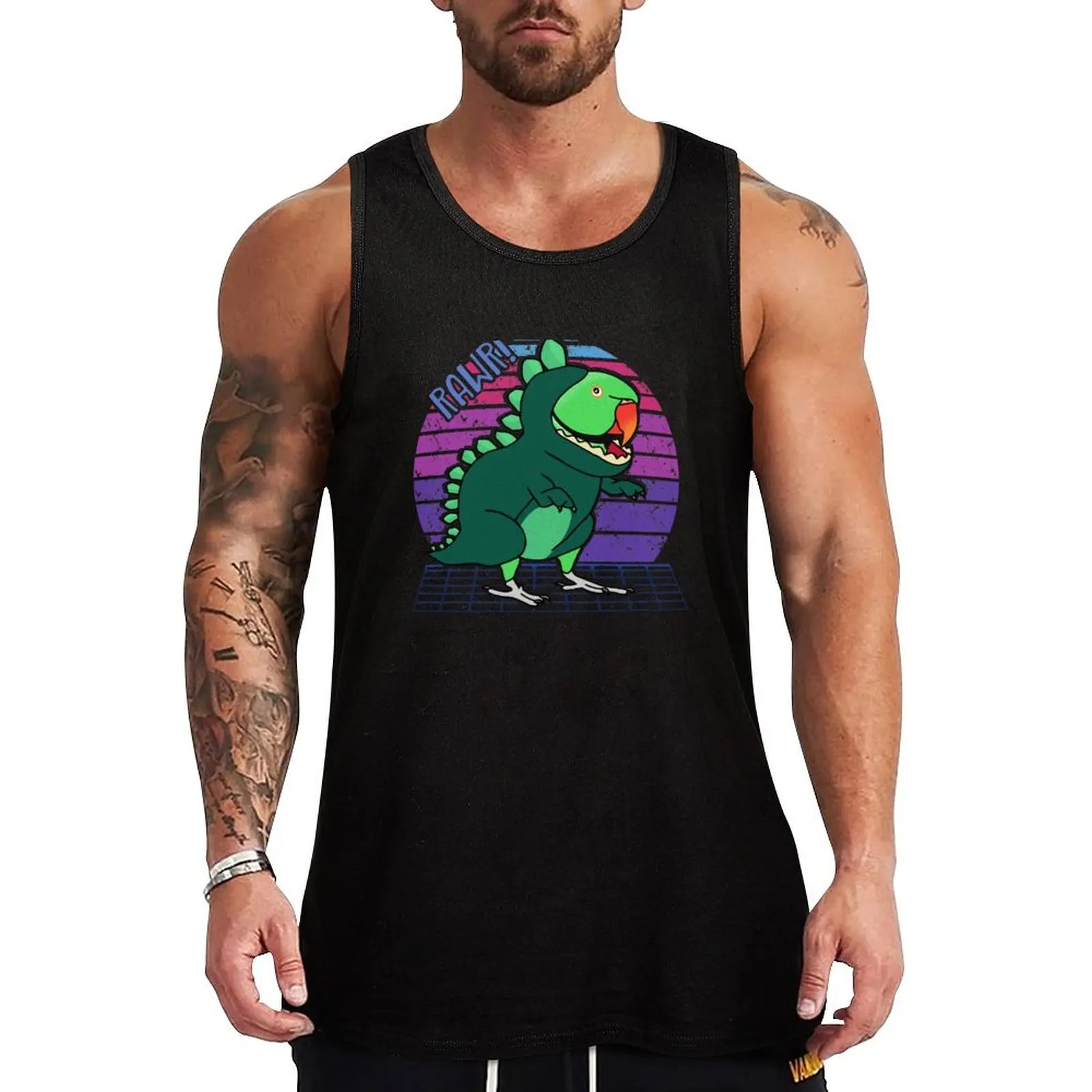 Aesthetic Vaporwave Green Indian Ringneck Dinosaur Doodle Tank Top gym clothing bodybuilding men clothes clothing men
Aesthetic Vaporwave Green Indian Ringneck Dinosaur Doodle Tank Top gym clothing bodybuilding men clothes clothing men