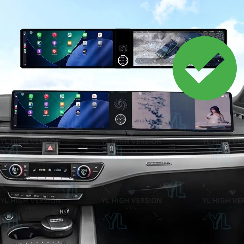 12.3" Dual Screen Carplay Android 13.0 For Audi A4 A4L Q2L Q5 A6 A6L Q7 A3 Multimedia Video Player Car Radio Auto GPS Navigation
12.3" Dual Screen Carplay Android 13.0 For Audi A4 A4L Q2L Q5 A6 A6L Q7 A3 Multimedia Video Player Car Radio Auto GPS Navigation