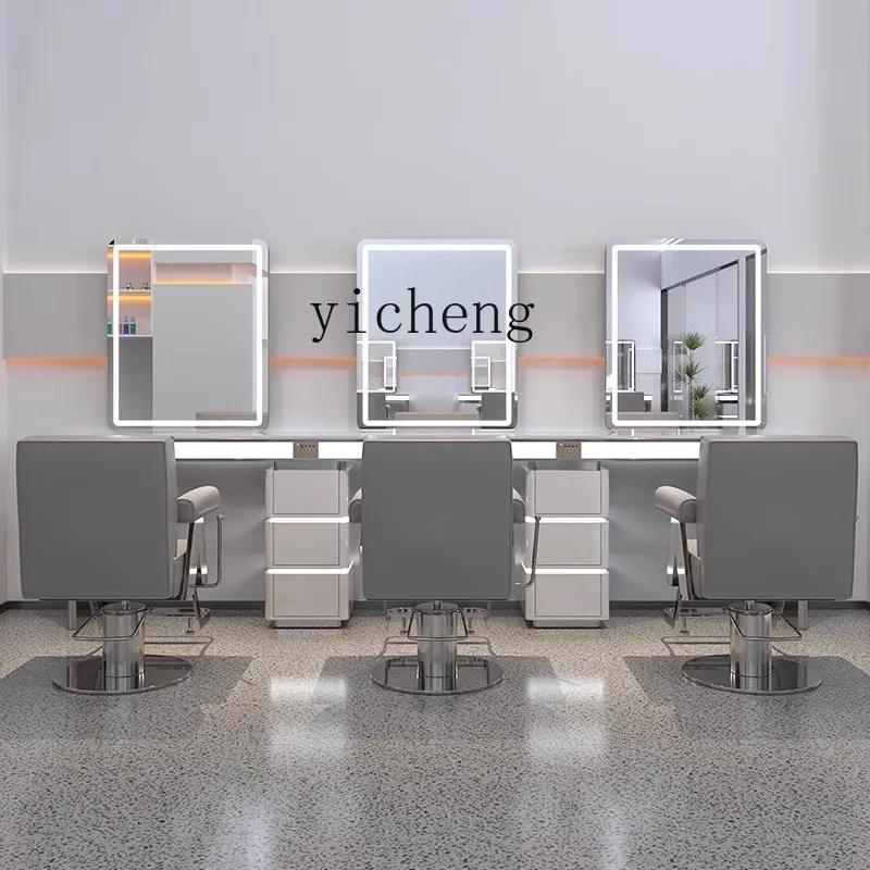 XL Barber Shop Mirror Table Double-sided Marble Hair Salon Mirror Table Cabinet Stainless Steel Perm and Dyeing Table
XL Barber Shop Mirror Table Double-sided Marble Hair Salon Mirror Table Cabinet Stainless Steel Perm and Dyeing Table
