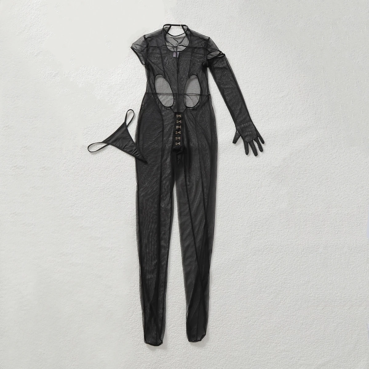 2026 Fashion Hollowed Out Transparent Mesh Design Jumpsuits with Patchwork Sleeves Women's Sexy Thin Slim Body Shaping Bodysuits
2026 Fashion Hollowed Out Transparent Mesh Design Jumpsuits with Patchwork Sleeves Women's Sexy Thin Slim Body Shaping Bodysuits