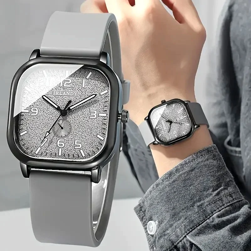 Fashion Square Women's Watch Casual Silicone Strap Quartz Watches Sports Wristwatch For Men Women Students(Without Box)
Fashion Square Women's Watch Casual Silicone Strap Quartz Watches Sports Wristwatch For Men Women Students(Without Box)