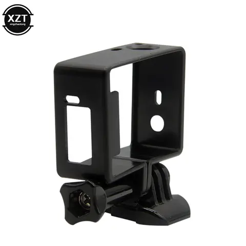 El más nuevo marco de borde protector estándar para Gopro Hero 4 3 + negro 3 soporte Protector de caja de cámara para Go Pro 3 3 + 4 accesorio de leva