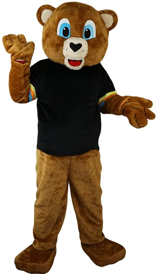 Plush Brown Bear Mascot Costume Cute Unisex Animal Cosplay Costume Cartoon Character Costume Adult Mascot Party Halloween
Plush Brown Bear Mascot Costume Cute Unisex Animal Cosplay Costume Cartoon Character Costume Adult Mascot Party Halloween