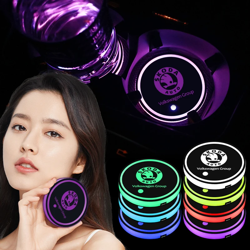 2PCS Car Colorful Water Coaster Auto Luminous Cup Holder Anti-Slip Mat For Skoda Kamiq Rapid Fabia Octavia Yeti Superb Citigo RS
2PCS Car Colorful Water Coaster Auto Luminous Cup Holder Anti-Slip Mat For Skoda Kamiq Rapid Fabia Octavia Yeti Superb Citigo RS