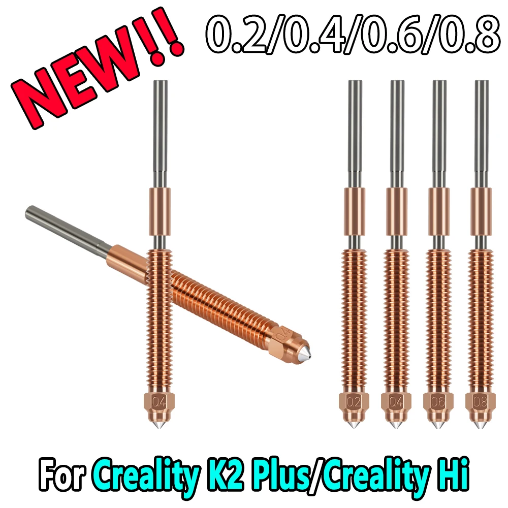 Для Creality K2 Plus Hi Combo Nozzle Комплект быстросменных насадок Цельнометаллический дизайн для Creality K2 Plus Hi Combo
Для Creality K2 Plus Hi Combo Nozzle Комплект быстросменных насадок Цельнометаллический дизайн для Creality K2 Plus Hi Combo