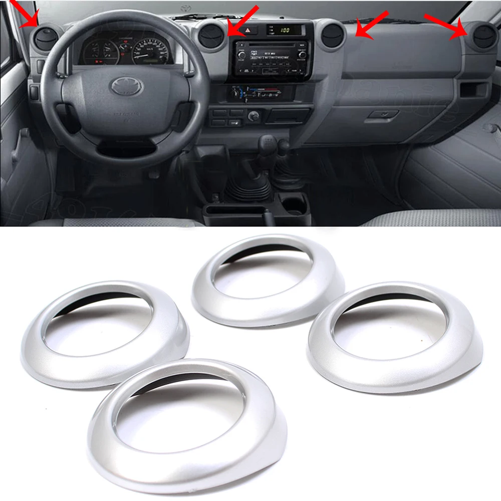 Car Dashboard Air Conditioner Outlet Decoration Frame Cover Air Vents Trim Strip For Toyota Land Cruiser J70 LC71 LC76 LC77 LC79
Car Dashboard Air Conditioner Outlet Decoration Frame Cover Air Vents Trim Strip For Toyota Land Cruiser J70 LC71 LC76 LC77 LC79