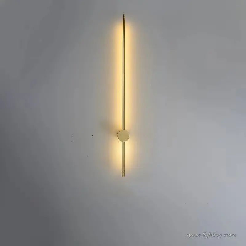 Nordic Gold Line Strip Wall Lamp Living Room Home Decor Sofa Background Wall Light Modern Creative Simple Gold Rod Bathroom Lamp
Nordic Gold Line Strip Wall Lamp Living Room Home Decor Sofa Background Wall Light Modern Creative Simple Gold Rod Bathroom Lamp