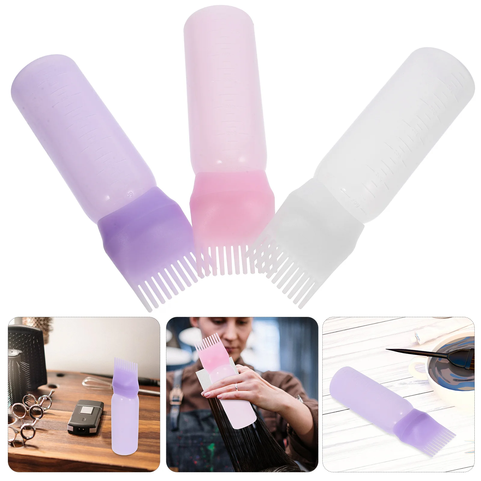 3 Pcs Hair Dye Bowl and Brush Kit Shampoo Applicator Tool Bottle with Comb Women's
3 Pcs Hair Dye Bowl and Brush Kit Shampoo Applicator Tool Bottle with Comb Women's