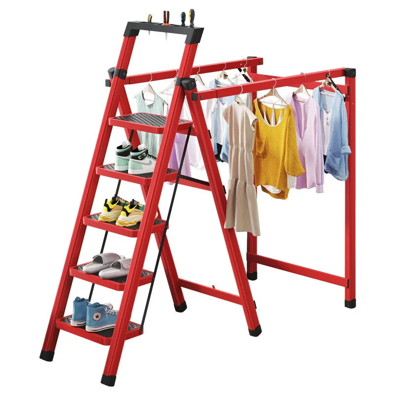 Household ladder drying rack folding telescopic thickened Internet celebrity new large space floor quilt drying rack
Household ladder drying rack folding telescopic thickened Internet celebrity new large space floor quilt drying rack