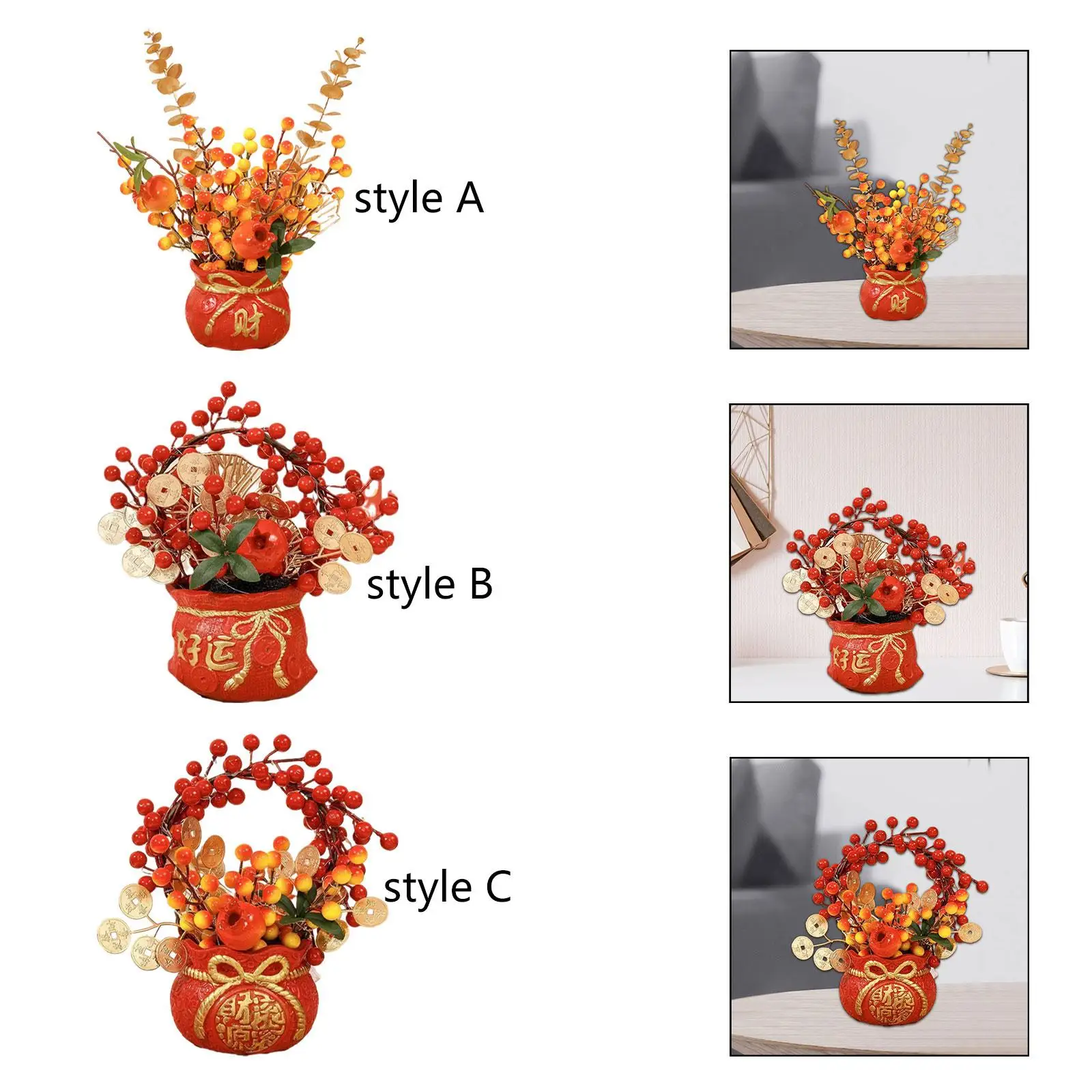 Chinese New Year Feng Shui Blessing Bag Vase Decor Planter Pot Blessed Bag Shape
Chinese New Year Feng Shui Blessing Bag Vase Decor Planter Pot Blessed Bag Shape