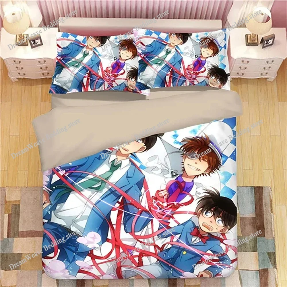 Detective Conan Bedding Anime New Cartoon Bedclothes Character Sets Twin Queen King Size Duvet Cover Pillowcase Home Textiles
Detective Conan Bedding Anime New Cartoon Bedclothes Character Sets Twin Queen King Size Duvet Cover Pillowcase Home Textiles