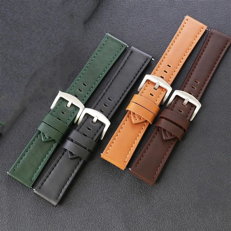 18mm 20mm 22mm 24mm Quick Release Crazy Horse Retro Leather Watch Strap Replacement for Universal Watch Bracelet Accessories
18mm 20mm 22mm 24mm Quick Release Crazy Horse Retro Leather Watch Strap Replacement for Universal Watch Bracelet Accessories