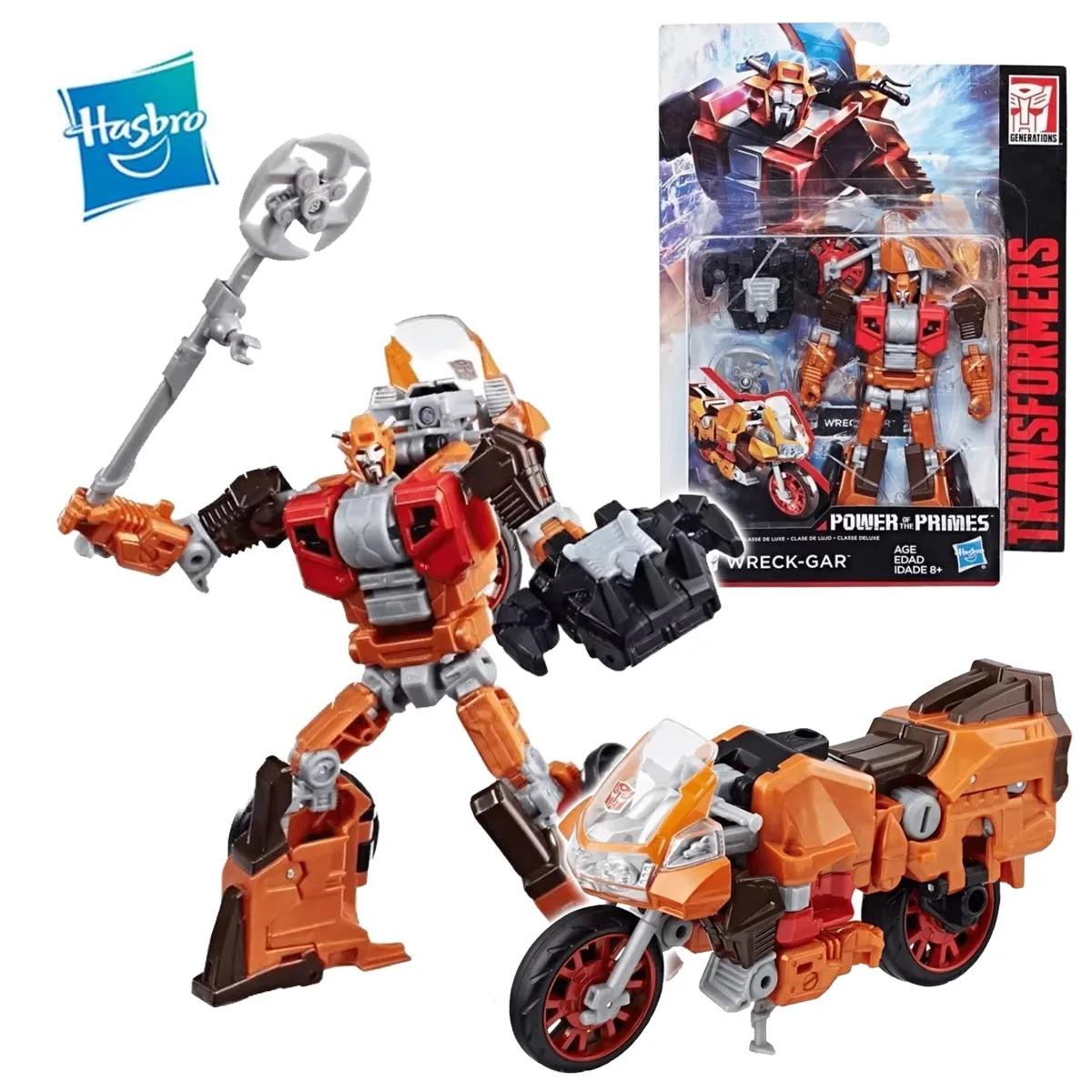 【In Stock】 Hasbro Transformers Power of The Primes Wreck-Gar Deluxe Class Anime Original Action Figure Model Toy Gift Collection
【In Stock】 Hasbro Transformers Power of The Primes Wreck-Gar Deluxe Class Anime Original Action Figure Model Toy Gift Collection
