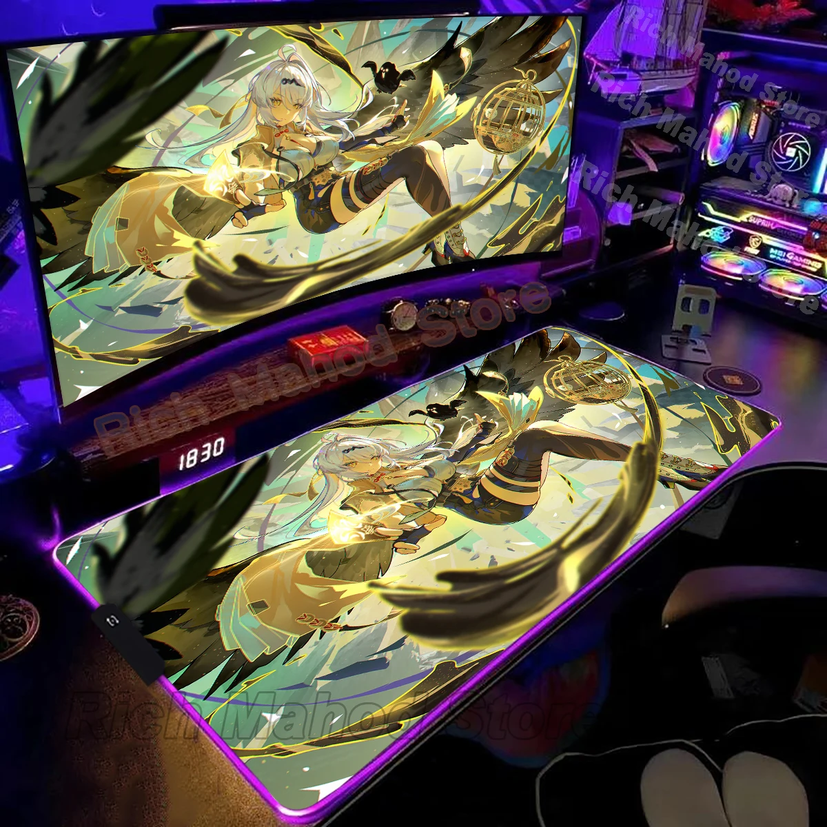Zenless Zone Zero Rgb Mousepad Backlit LED Gaming Accessories Mat ZZZERO ZZZ Yixuan Large Gamer Desk Mat XXL HD PC Extended Pad
Zenless Zone Zero Rgb Mousepad Backlit LED Gaming Accessories Mat ZZZERO ZZZ Yixuan Large Gamer Desk Mat XXL HD PC Extended Pad