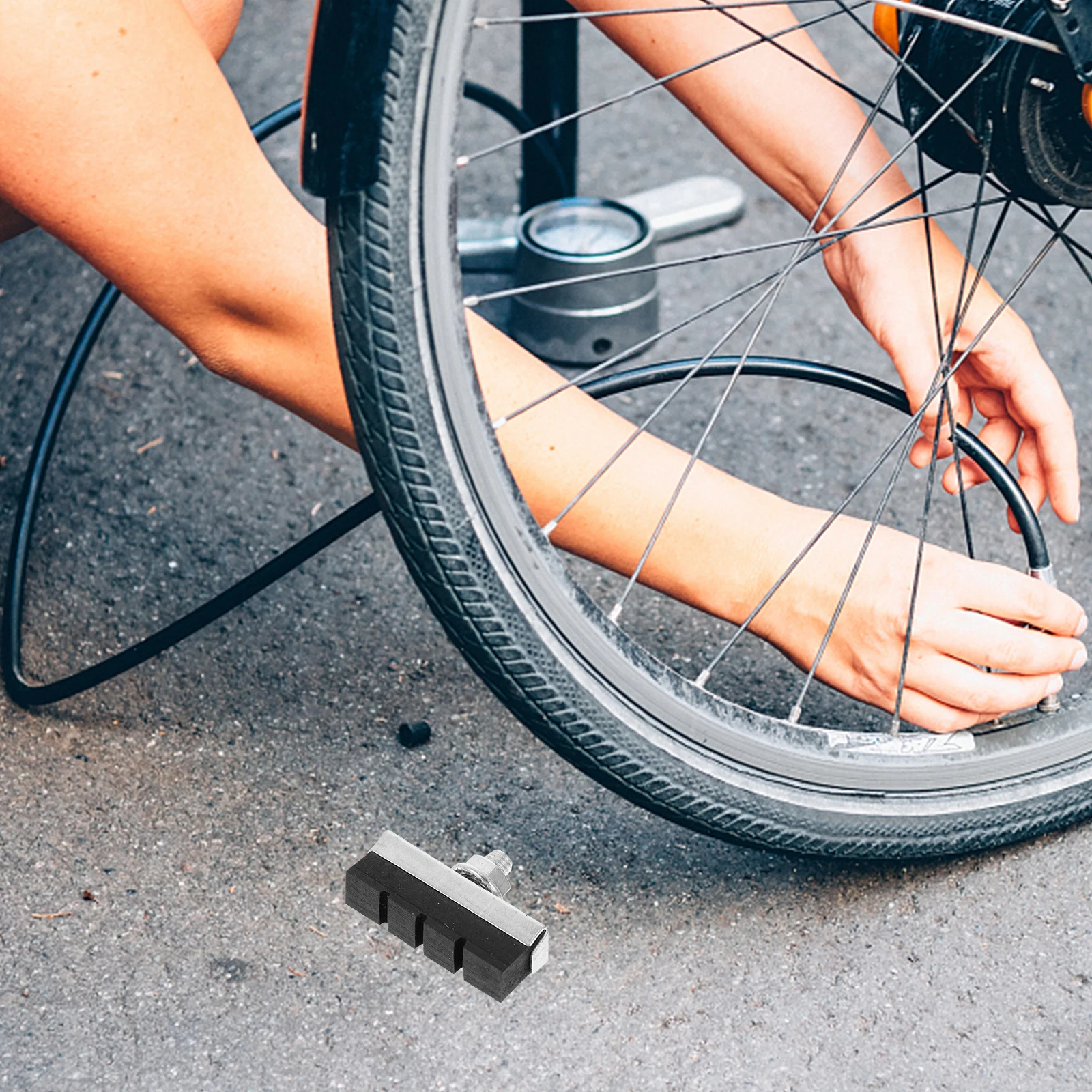 10pcs Brake Pads Rubber Metal Bike Caliper Blocks Enhanced Braking Drainage Grooved Structure Dirt Resistant Cycling
10pcs Brake Pads Rubber Metal Bike Caliper Blocks Enhanced Braking Drainage Grooved Structure Dirt Resistant Cycling