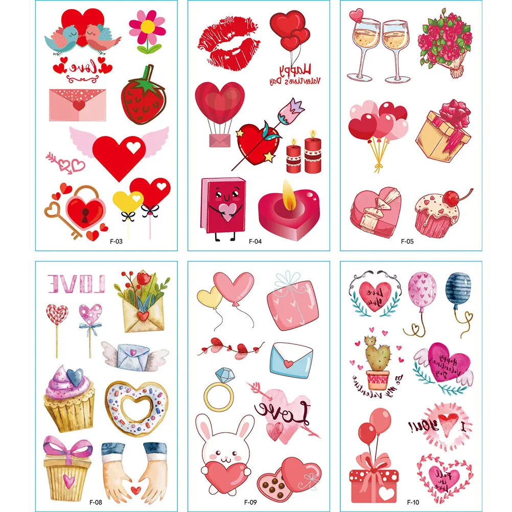 25pcs Temporary Tattoo Stickers Lovely Fashion Heart Design Removable Body Face Valentines Day Party Accessories
25pcs Temporary Tattoo Stickers Lovely Fashion Heart Design Removable Body Face Valentines Day Party Accessories