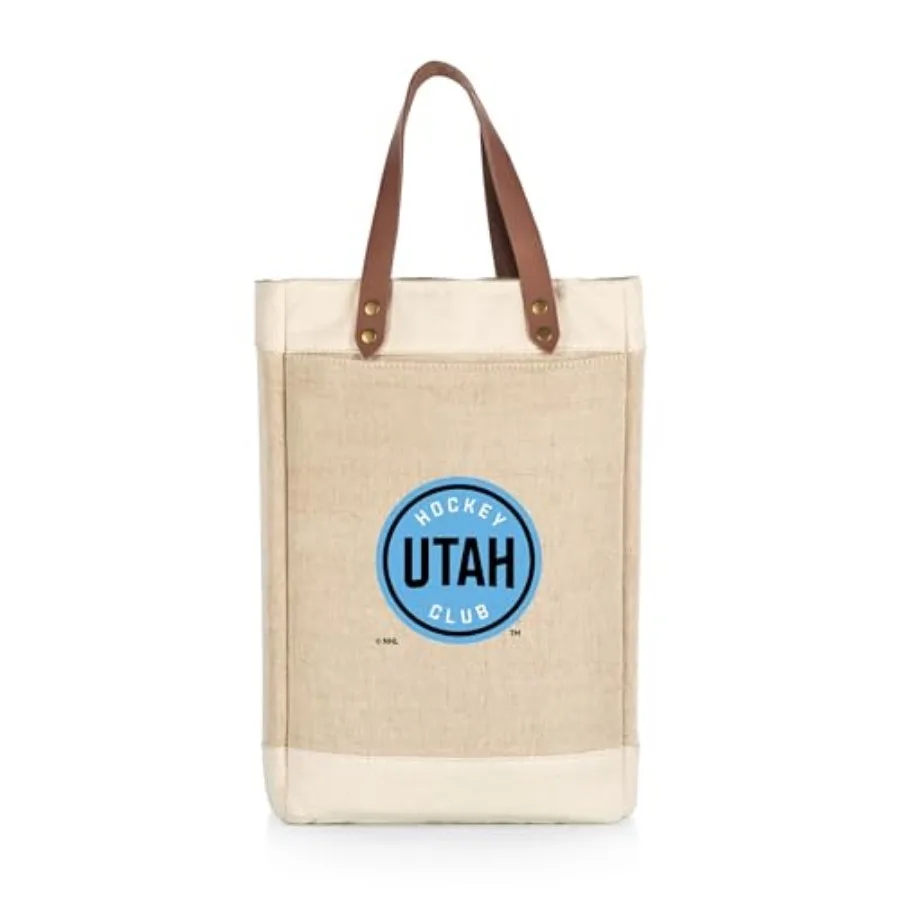 NHL Utah Hockey Club Pinot Jute 2 Bottle Insulated Wine Bag, Wine Tote Bag, Wine Gift Bag, Beige
NHL Utah Hockey Club Pinot Jute 2 Bottle Insulated Wine Bag, Wine Tote Bag, Wine Gift Bag, Beige