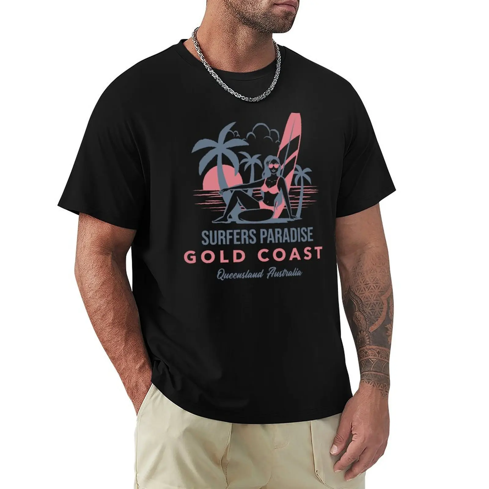 Vintage Gold Coast Surfers Paradise Queensland T-Shirt Big and Tall Loose Fit T-Shirt
Vintage Gold Coast Surfers Paradise Queensland T-Shirt Big and Tall Loose Fit T-Shirt