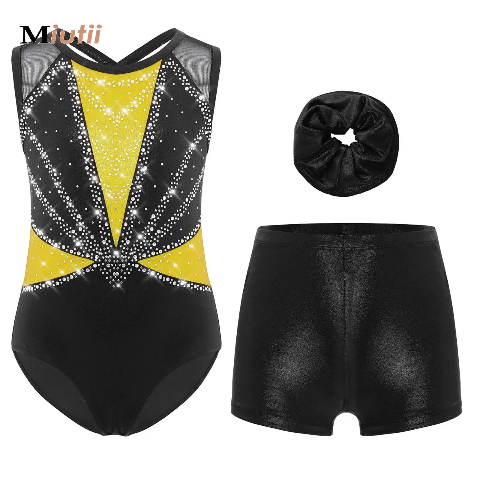 Kids Girls Gymnastics Leotard Shiny Rhinestones Ballerina Dance Costume Color Block Child Figure Skating Bodysuit Stage Costume
Kids Girls Gymnastics Leotard Shiny Rhinestones Ballerina Dance Costume Color Block Child Figure Skating Bodysuit Stage Costume