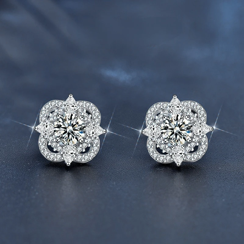 Dawn's Jewel 925 Sterling Silver Women's High-grade Moissanite Jewelry Temperament Style Fashion Korean Earrings
Dawn's Jewel 925 Sterling Silver Women's High-grade Moissanite Jewelry Temperament Style Fashion Korean Earrings