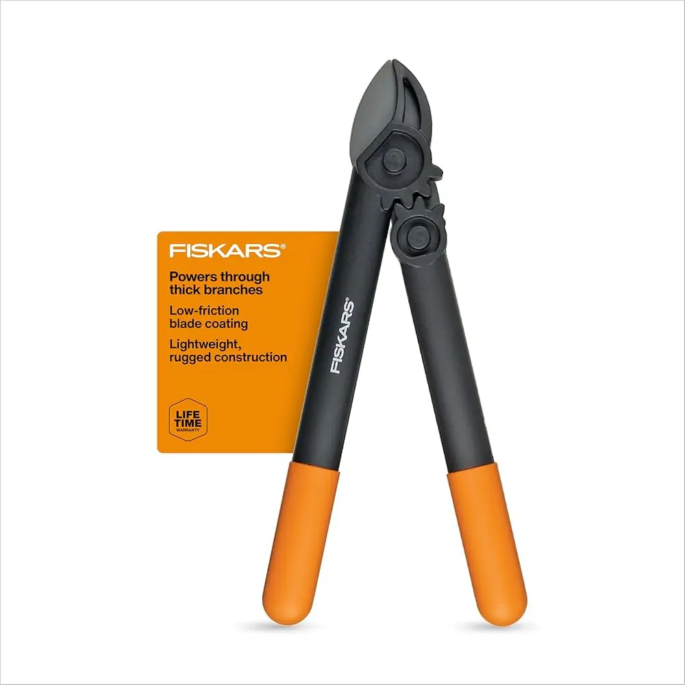 15-Inch Powergear Loppers, Sharp Steel Blade Bush And Tree Trimmer, Cuts Up To 1.25-Inch Diameter Branches, Rust Resistant And
15-Inch Powergear Loppers, Sharp Steel Blade Bush And Tree Trimmer, Cuts Up To 1.25-Inch Diameter Branches, Rust Resistant And