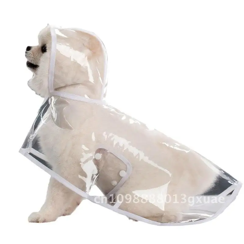 Eco-Friendly EVA Pet Raincoat for Large Dogs Waterproof Windproof Transparent Dog Jacket Red Edging Casual Style Universal Size
Eco-Friendly EVA Pet Raincoat for Large Dogs Waterproof Windproof Transparent Dog Jacket Red Edging Casual Style Universal Size