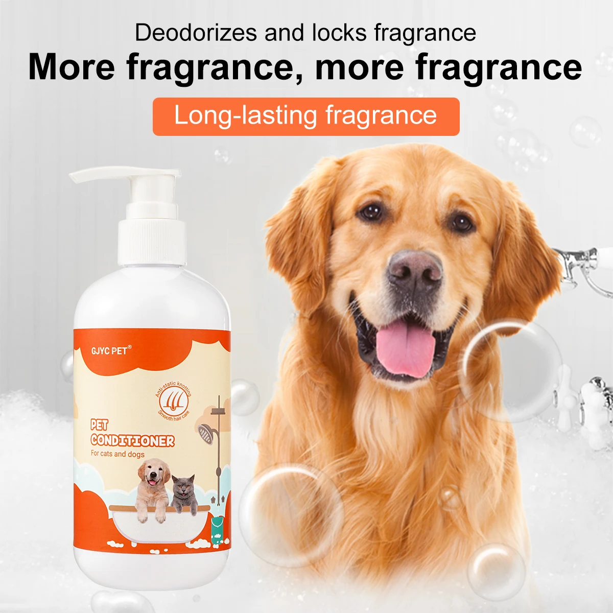 Кондиционер для животных GJYC PET: распутывает шерсть, предотвращает спутывание, увлажняет, придает блеск, для собак и кошек с чувствительной кожей.
Кондиционер для животных GJYC PET: распутывает шерсть, предотвращает спутывание, увлажняет, придает блеск, для собак и кошек с чувствительной кожей.