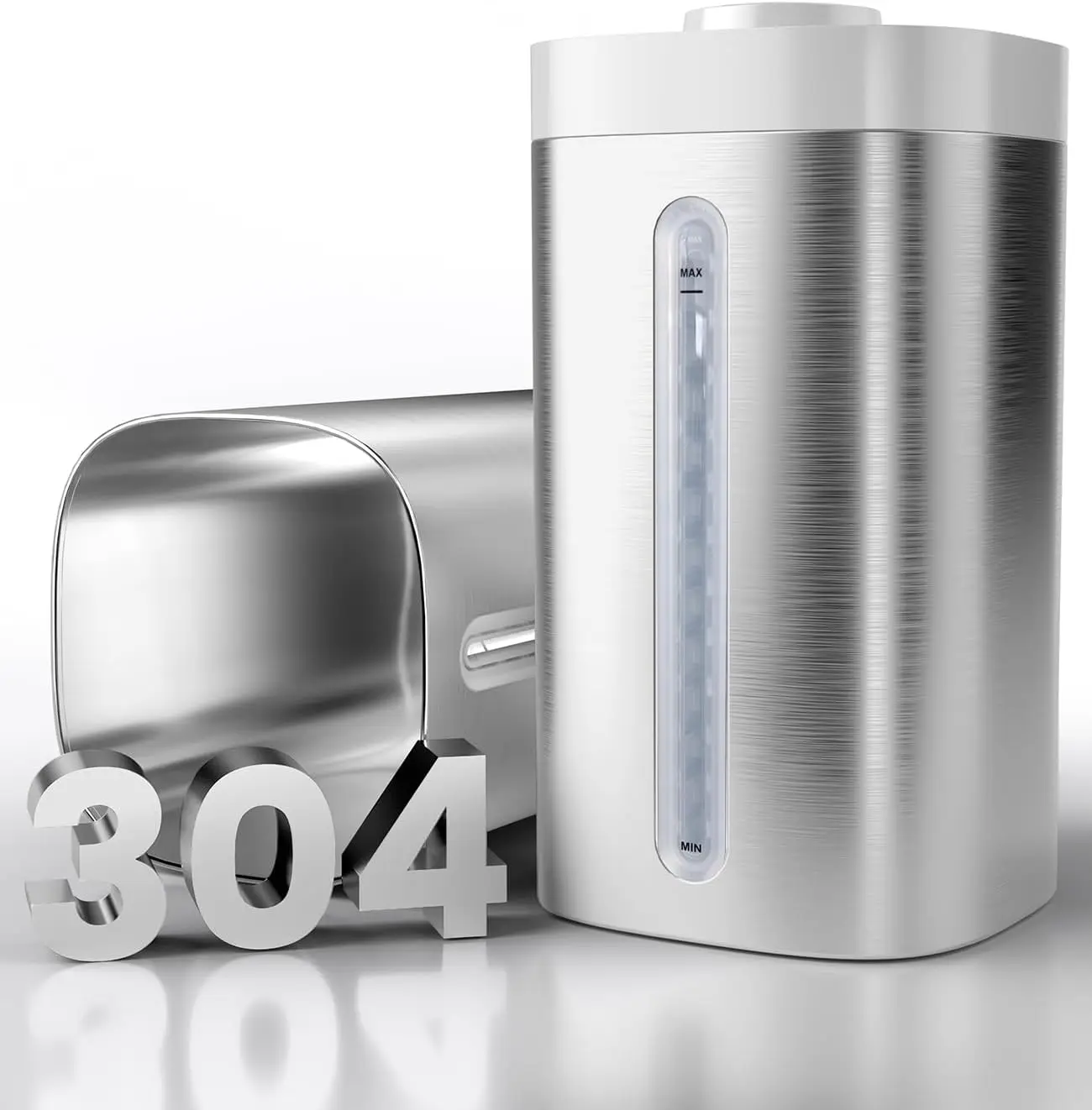 Stainless Steel Humidifier, Easy Clean Dishwasher Safe, Cool Mist for Bedroom
Stainless Steel Humidifier, Easy Clean Dishwasher Safe, Cool Mist for Bedroom