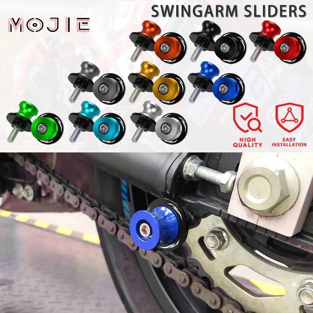 Motorcycle Swingarm Spools M6 Rear Stand Screws Sliders For Yamaha YZF R1 1999-2023 2003 2004 2005 2006 2007 2008 2009 2010
Motorcycle Swingarm Spools M6 Rear Stand Screws Sliders For Yamaha YZF R1 1999-2023 2003 2004 2005 2006 2007 2008 2009 2010