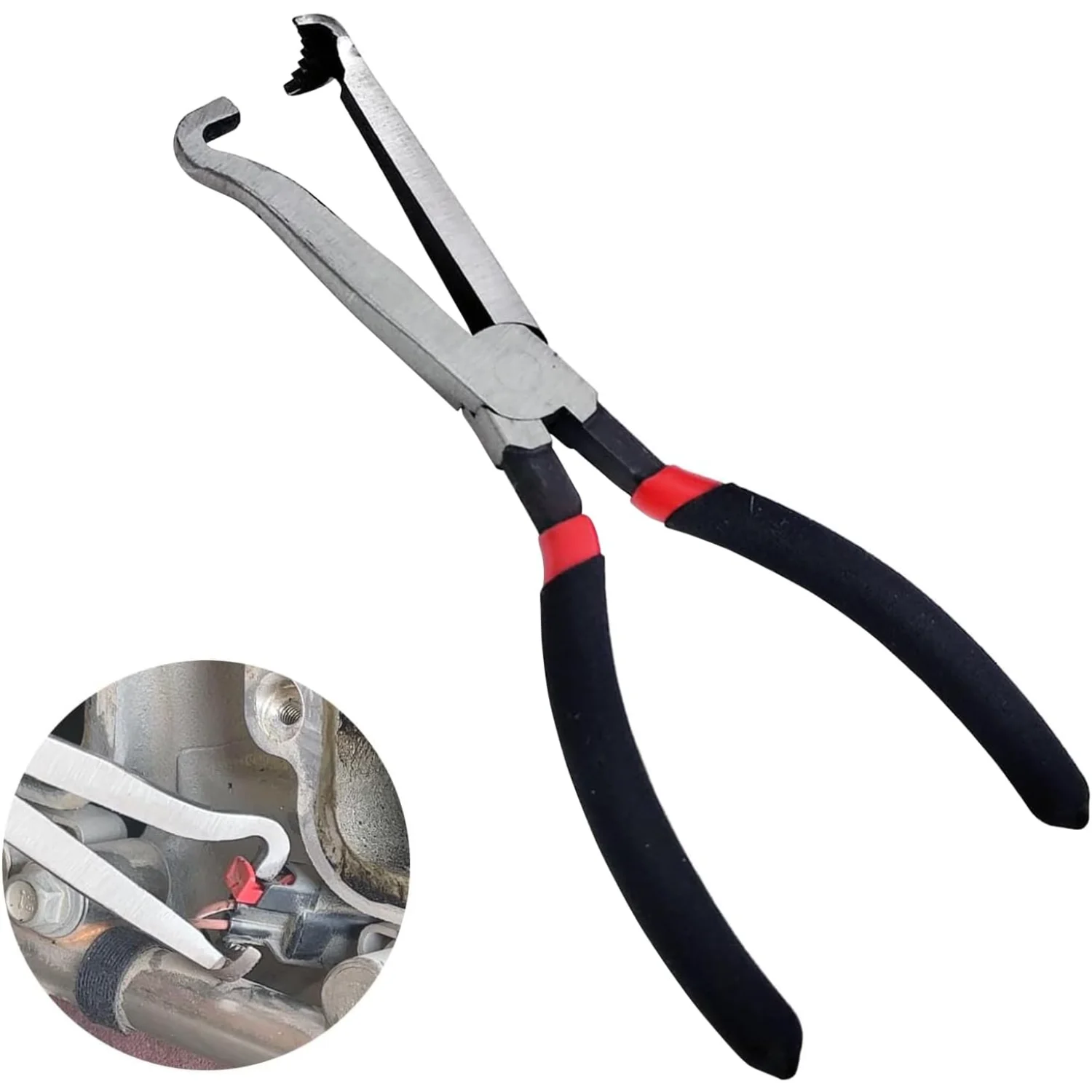 Electrical Disconnect Pliers,8inch Automotive Tools Electrical Connector Pliers, Disconnect Pliers for Tab Style Plugs,Fuel L
Electrical Disconnect Pliers,8inch Automotive Tools Electrical Connector Pliers, Disconnect Pliers for Tab Style Plugs,Fuel L