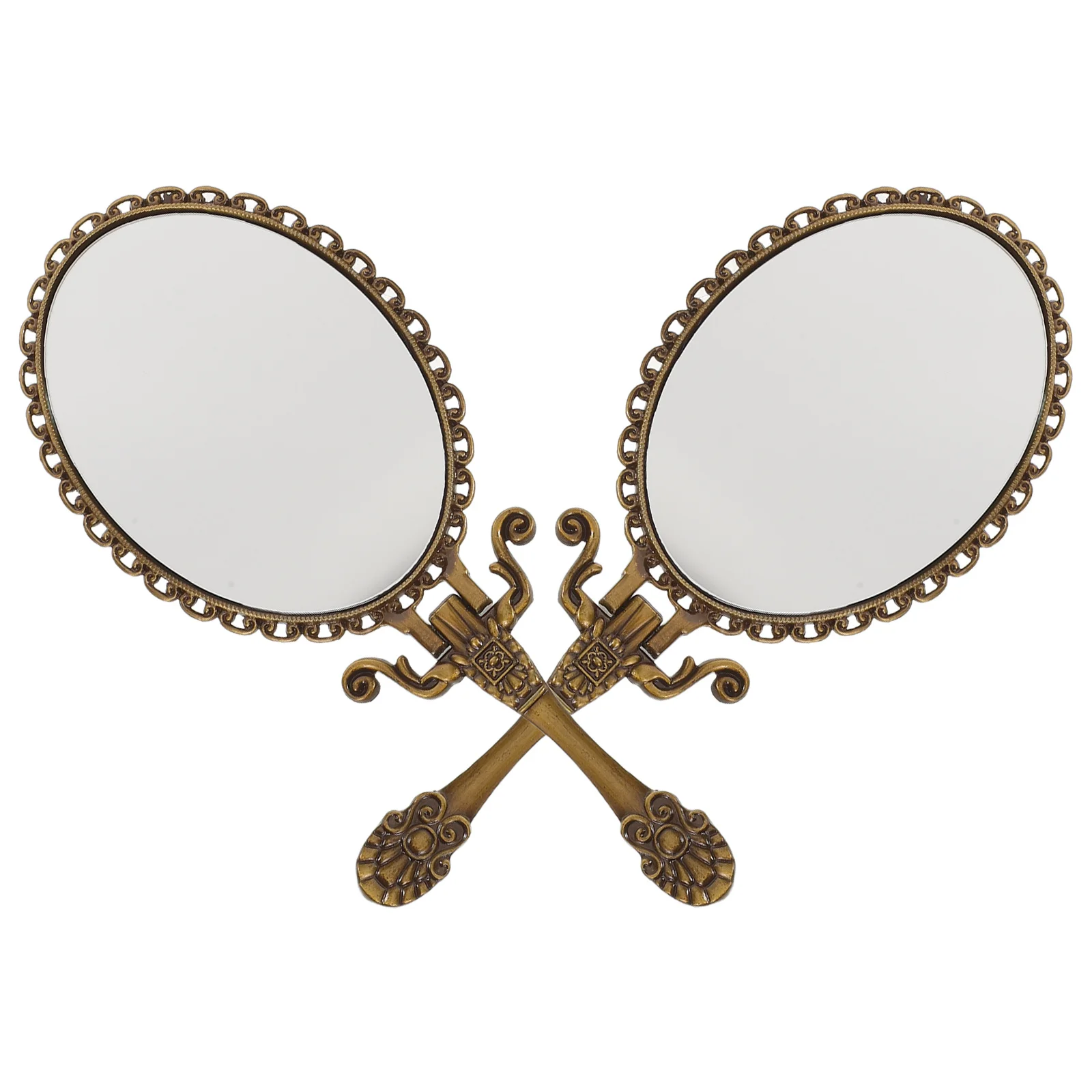 2Pcs Vintage Retro Handheld Mirrors Foldable Compact Makeup Mirror Portable Travel Vanity Hand Mirror Hand Mirrors with Handle
2Pcs Vintage Retro Handheld Mirrors Foldable Compact Makeup Mirror Portable Travel Vanity Hand Mirror Hand Mirrors with Handle