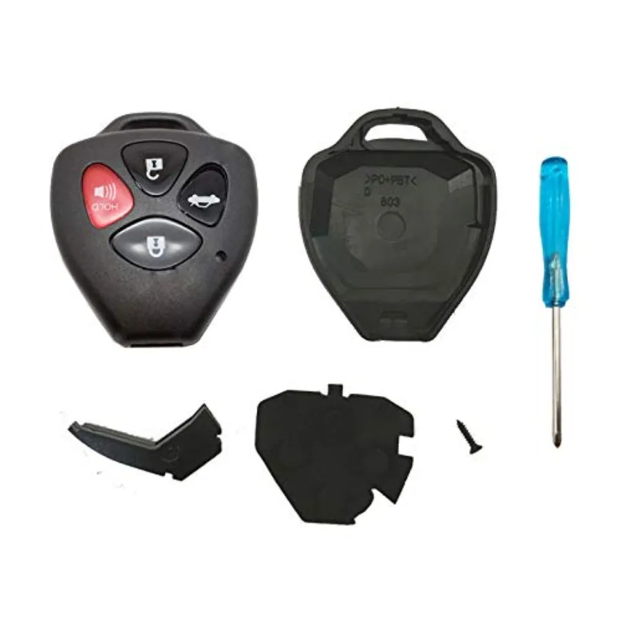 Upgraded Replacement Key Fob Cover Shell Fit for Toyota 2008-2013 Avalon/ 2007-2011 Camry/ 2008-2012 Corolla/ 2009-2014 Venza K
Upgraded Replacement Key Fob Cover Shell Fit for Toyota 2008-2013 Avalon/ 2007-2011 Camry/ 2008-2012 Corolla/ 2009-2014 Venza K