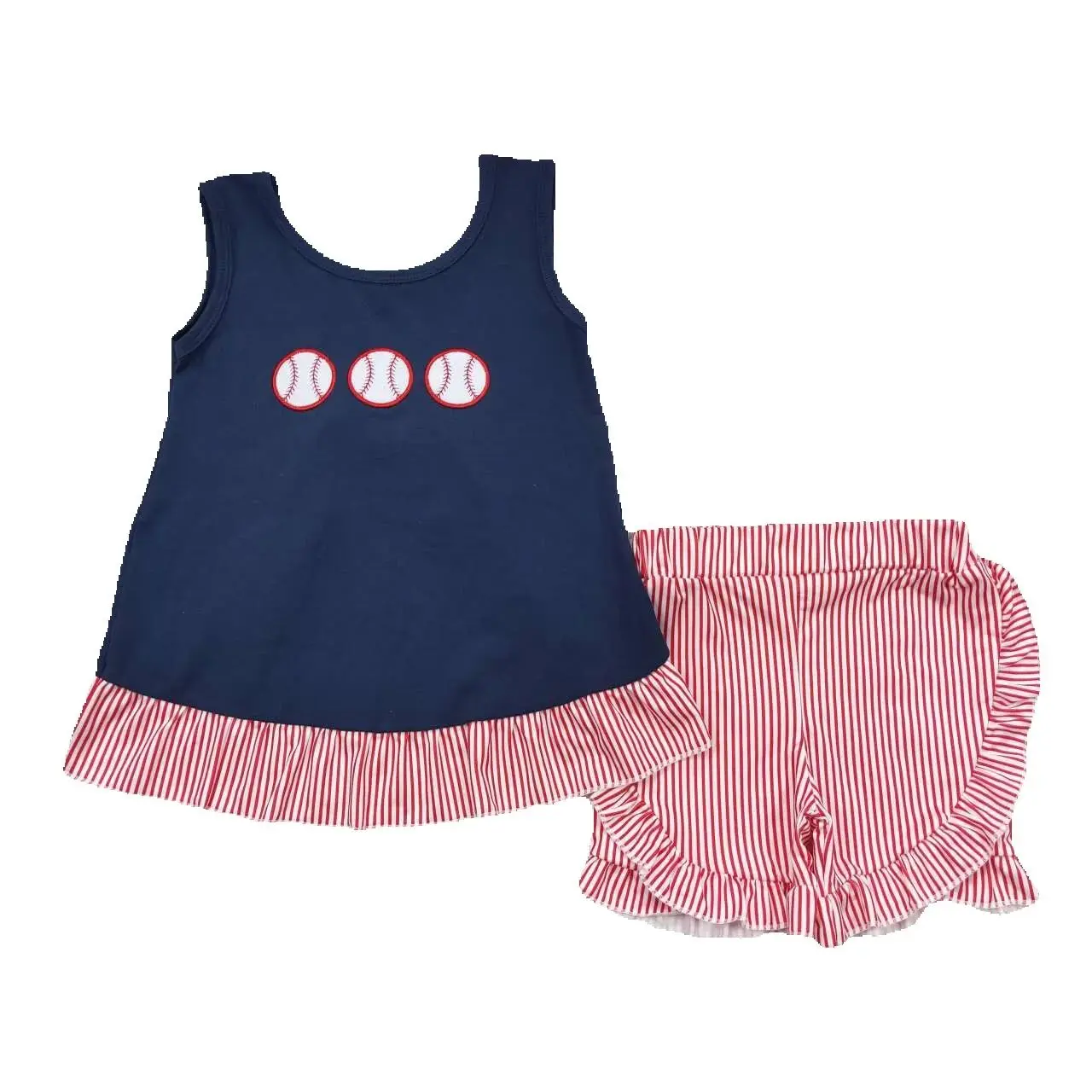 Toddler girls baseball embroidery Outfits Clothes Baby Short Sleeves Top red Shorts Children Wholesale boutique sets clothing
Toddler girls baseball embroidery Outfits Clothes Baby Short Sleeves Top red Shorts Children Wholesale boutique sets clothing