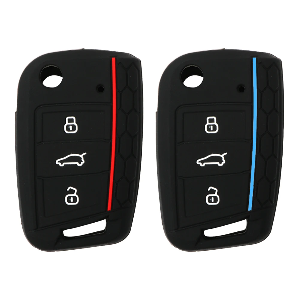 Silicone Key Case Cover For VW Polo Golf 7 Tiguan for Skoda Octavia Kodiaq Karoq for SEAT Ateca Leon Ibiza 2016 2018 2020
Silicone Key Case Cover For VW Polo Golf 7 Tiguan for Skoda Octavia Kodiaq Karoq for SEAT Ateca Leon Ibiza 2016 2018 2020
