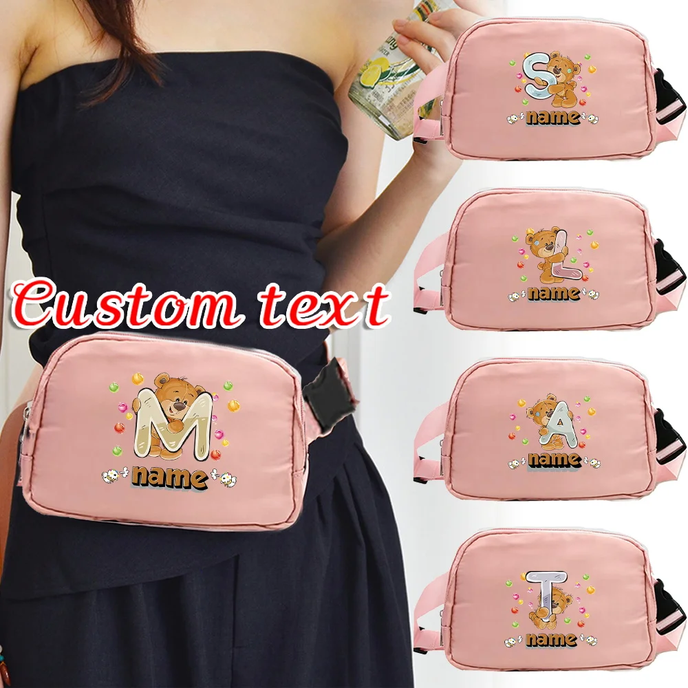 Personalized Customization Name Waist Bag Outdoor Sports Chest Bag Simple Waist Bag Cartoon Series
Personalized Customization Name Waist Bag Outdoor Sports Chest Bag Simple Waist Bag Cartoon Series