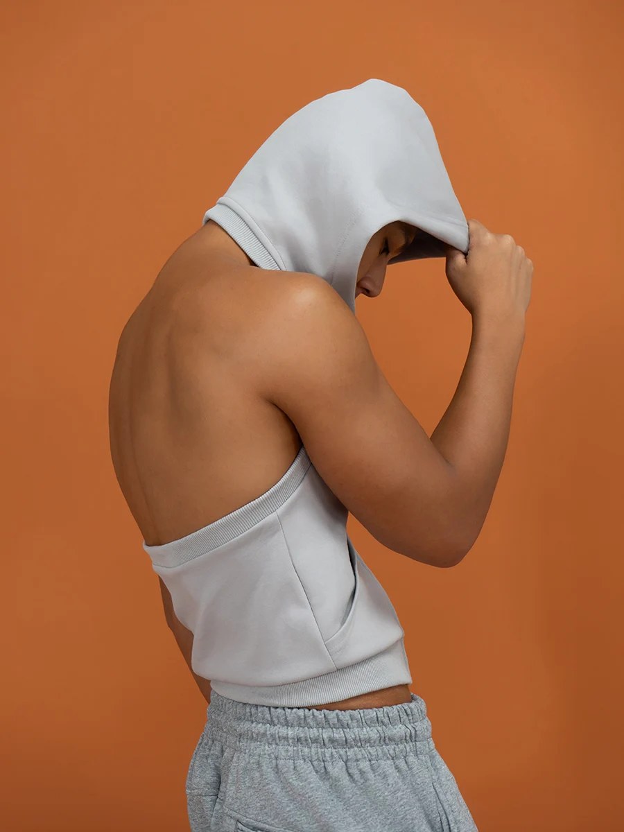 Citylaziestplayer Zipper Backless Hoodie Vest Green Grey Sleeveless Sports Elastic Short Fit Youth Casual Cotton Polyester Blend
Citylaziestplayer Zipper Backless Hoodie Vest Green Grey Sleeveless Sports Elastic Short Fit Youth Casual Cotton Polyester Blend