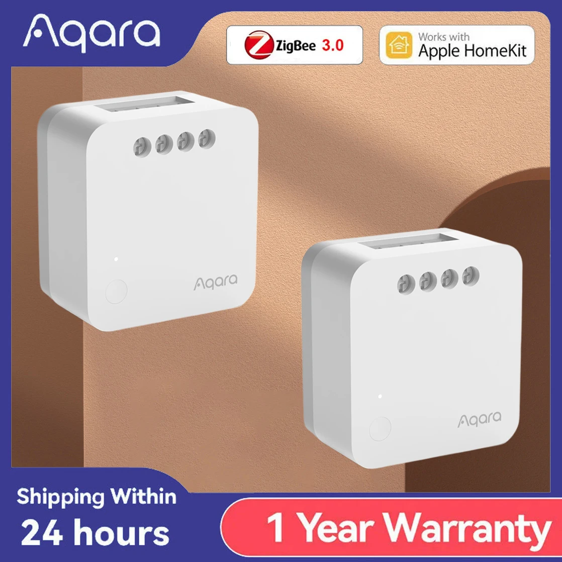 Aqara одиночный чинальный релейный контроллер T1 модуль переключателя Zigbee 3,0 с/без нейтрали умный дом таймеры пульт дистанционного управления Homekit
Aqara одиночный чинальный релейный контроллер T1 модуль переключателя Zigbee 3,0 с/без нейтрали умный дом таймеры пульт дистанционного управления Homekit