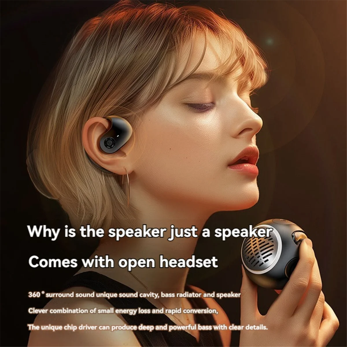 2in1 Bluetooth Earphones Mini Speaker BT5.4 Open Wireless Headphones Ear-Mounted Sports Waterproof Earphones A
2in1 Bluetooth Earphones Mini Speaker BT5.4 Open Wireless Headphones Ear-Mounted Sports Waterproof Earphones A