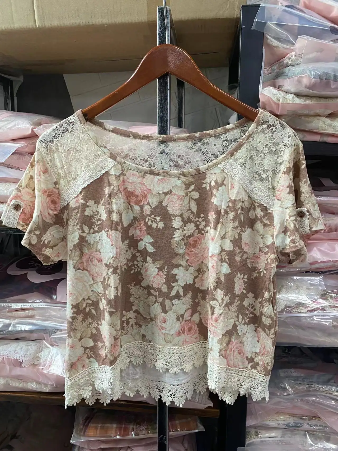 Sales Japan Liz Lisa Cotton Knitted Floral Printed Blouse Lace Mesh Pullover Short Sleeve Shirts
Sales Japan Liz Lisa Cotton Knitted Floral Printed Blouse Lace Mesh Pullover Short Sleeve Shirts